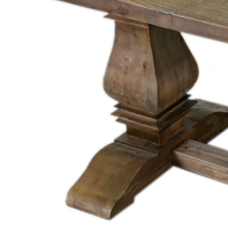 factory wholesale price banquet antique style long old elm dining furniture leisure dessert de restaurant tables