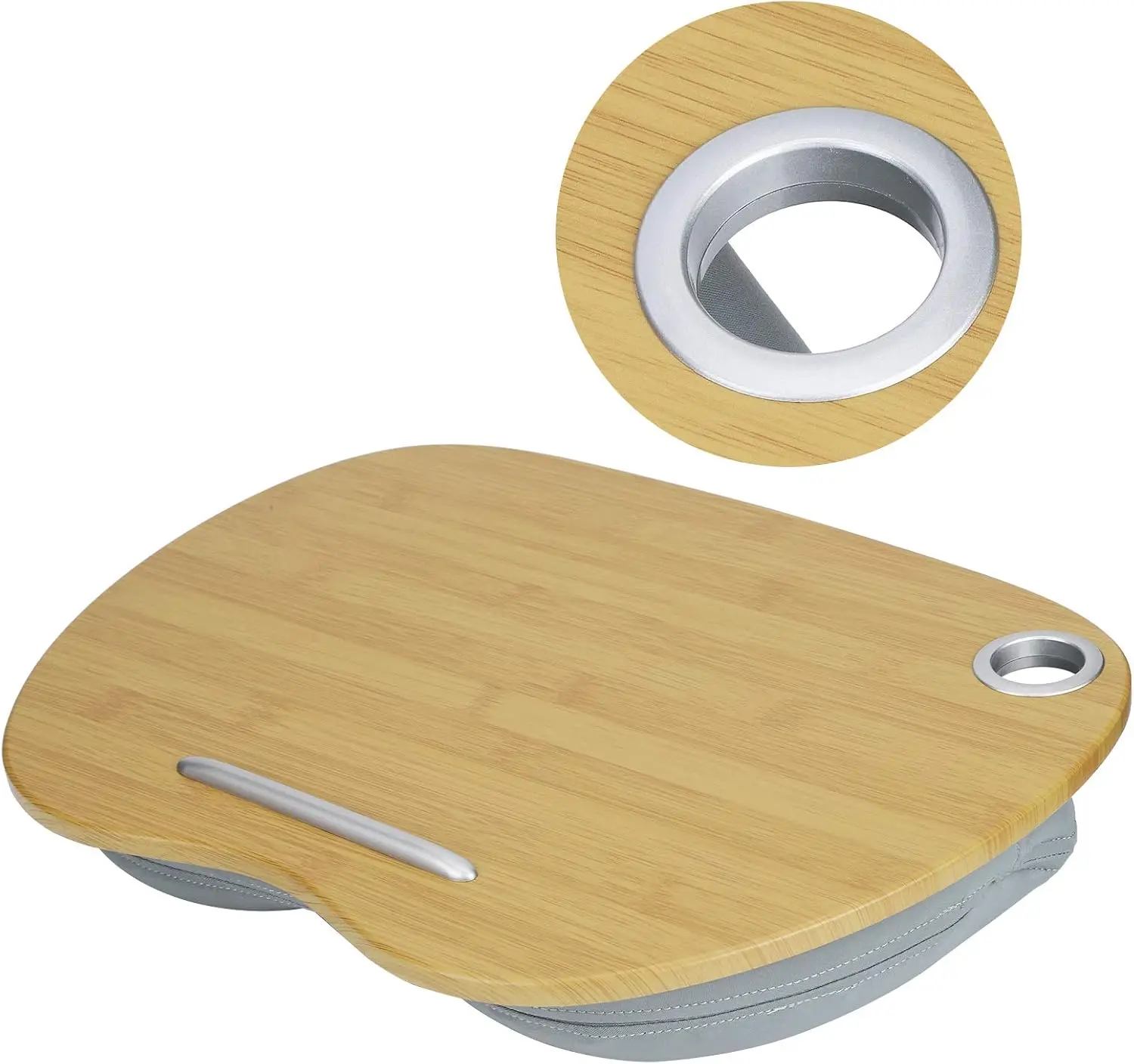 Portable Multifunction Learning Writing Lap Cushioned Bed Pillow Tray Table Bed Desk for Home Outdoor Office