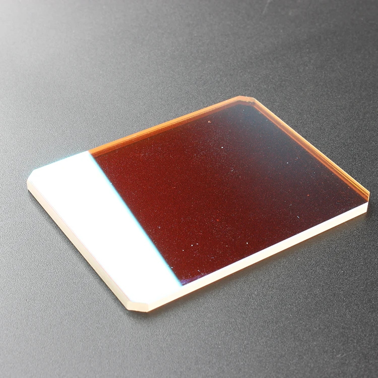 Custom Bandpass IR Coloured Glass Optical Filters For Lighting