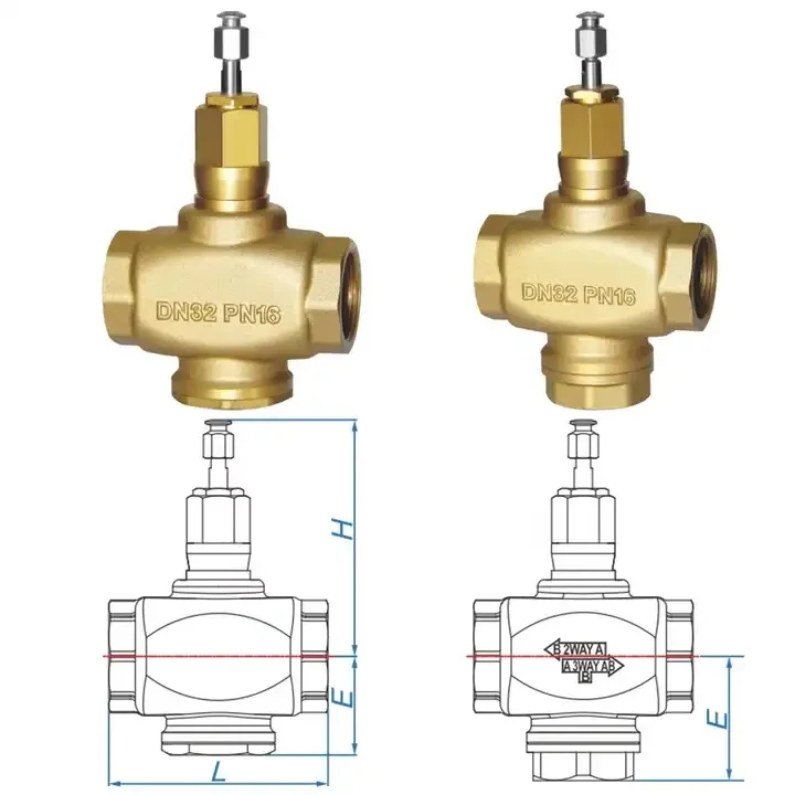HONEYWELL V5013R V5013P series hot water cold water valve