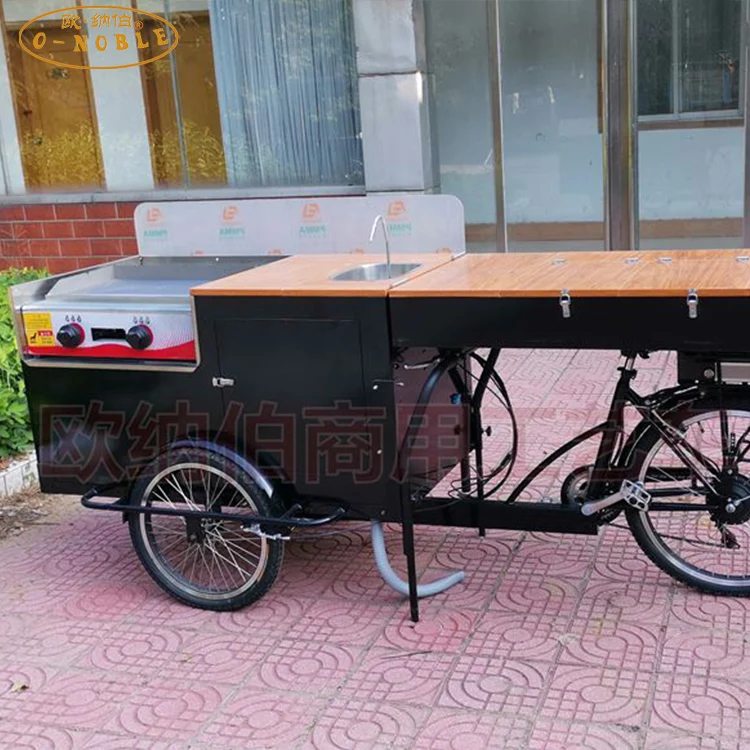 China wholesale Hot Dog bike food trolley Mobile Vending