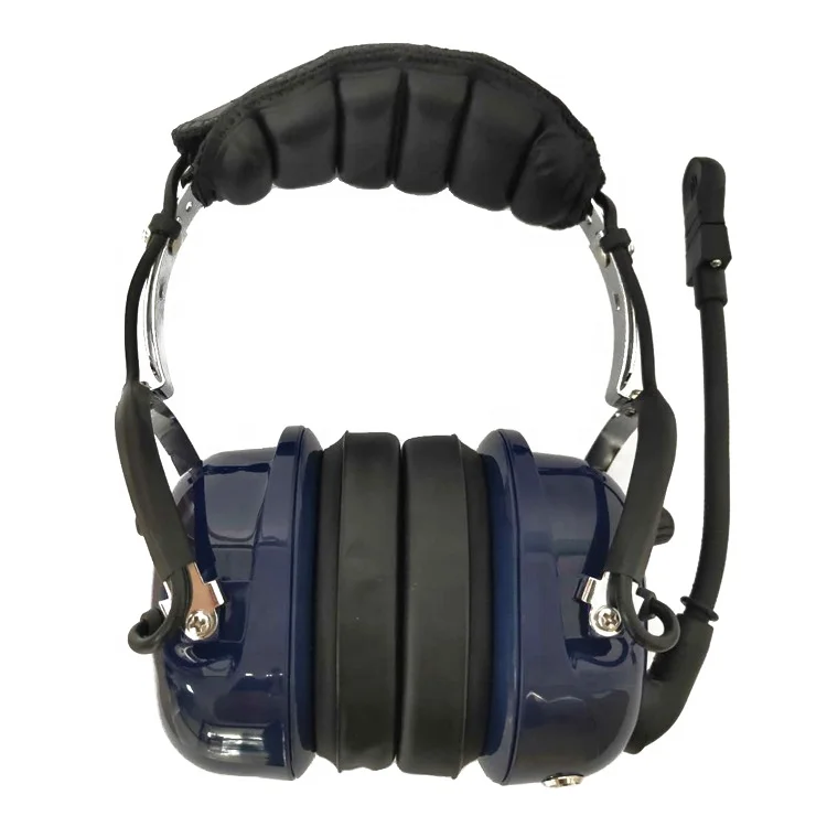 Aviation Headset Noise Cancelling Headphones Pilot Headset with PTT