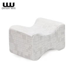 Nice Price Hot Sale Orthopedic Contour Leg Memory Sciatica Relief With Soft Removable Cover Fabric Foam Support Knee Pillow