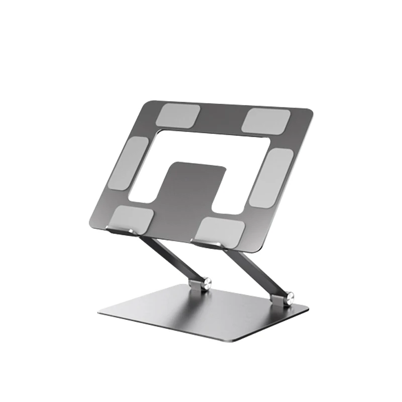 Wholesale Portable Multi Anti Slip Silicone Pads Foldable Tablet Holder Aluminum Height Adjustable Laptop Stand