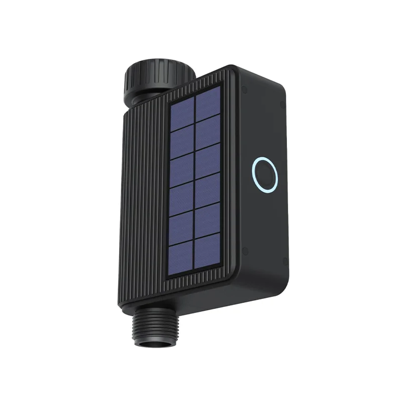 3/4inch Wifi Solar Solenoid Water Timer with Inside Flowmeter Smart Valve for Garden Waterting Soil Sensor
