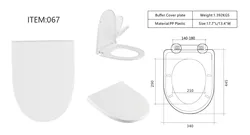 Сантехника Chaozhou, Заводские унитазы, крышка сиденья с медленно закрывающимися петлями