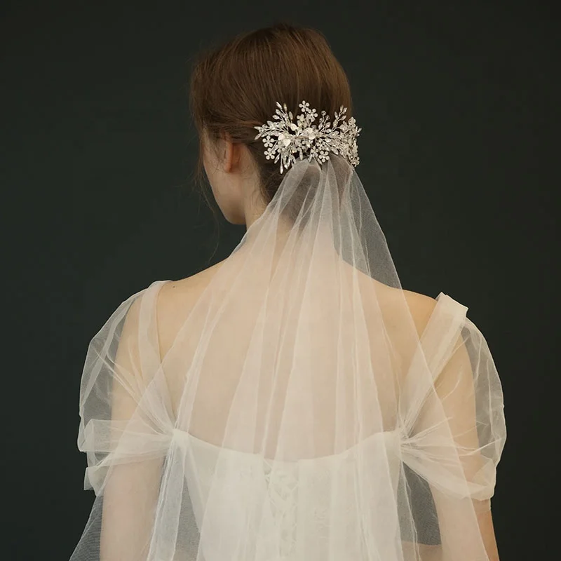 Роскошные свадебные аксессуары со стразами головной убор ручной работы Металлические Листья Свадебные Заколки для невесты для женщин