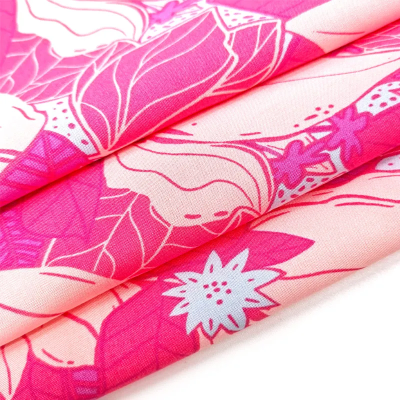 100% Rayon viscose 30*30 68*68 120gsm printed cheap breathable easy care soil release anti pill perspiration wholesale fabrics