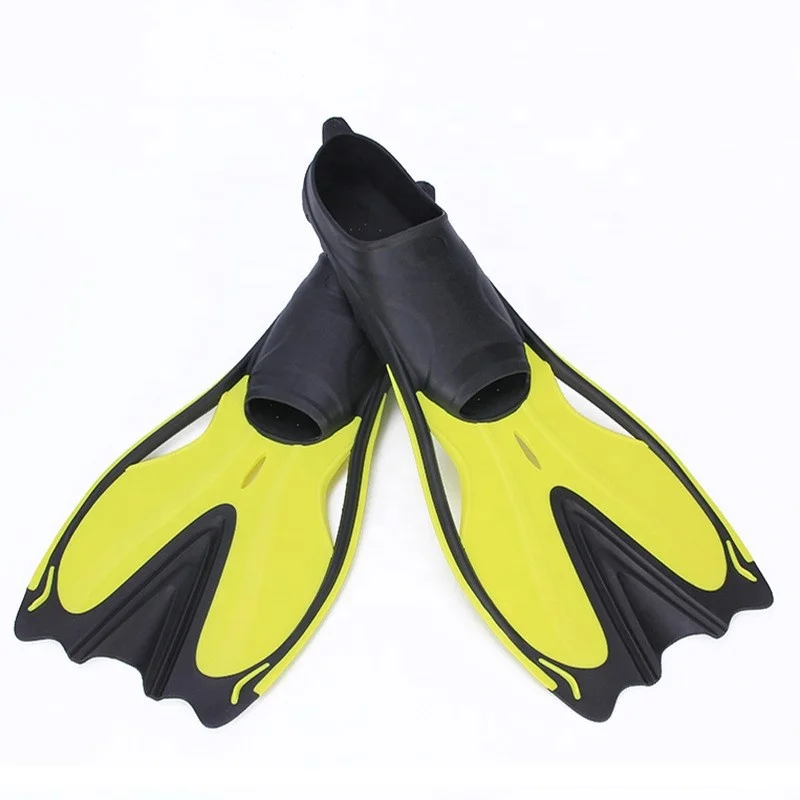 Professional Silicone Snorkeling Diving Flippers Training Mid Length Style Diving Freediving Fins Footpockets Diving Fins