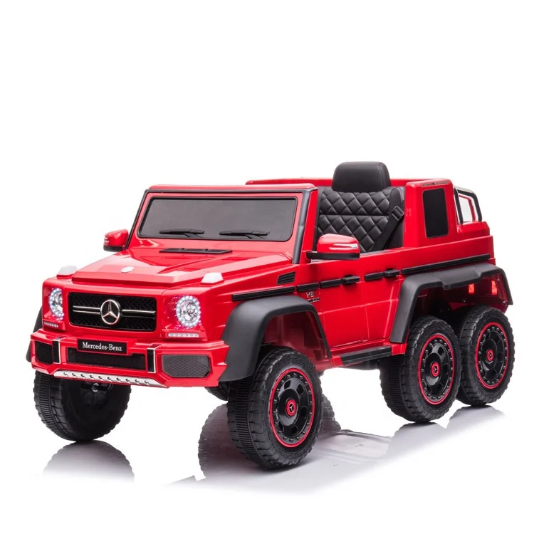 Licensed Mercedes Benz 6x6 Two Seater Electric Cars For Big Kids Ride On Toy 12v Kids Driving Cars For Sale