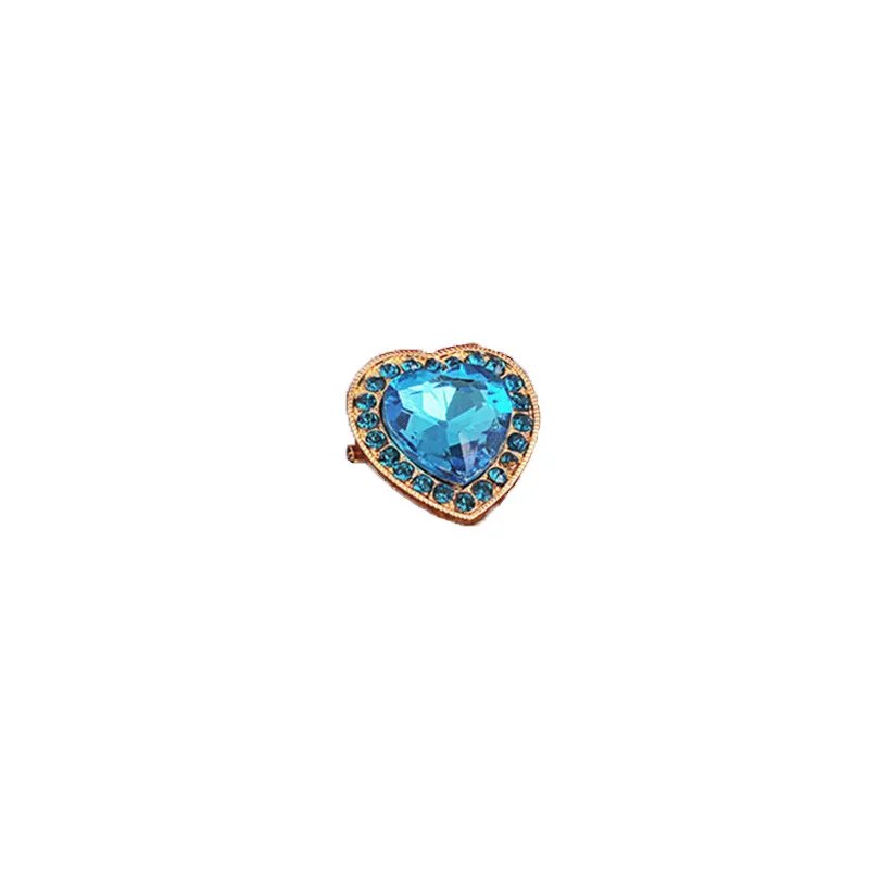 Fashion Medical Jewelry Hijab Magnet Pins Pearl Custom Wholesale Luxury Brooches and Women Custom Logo Zinc Alloy A2 Heart