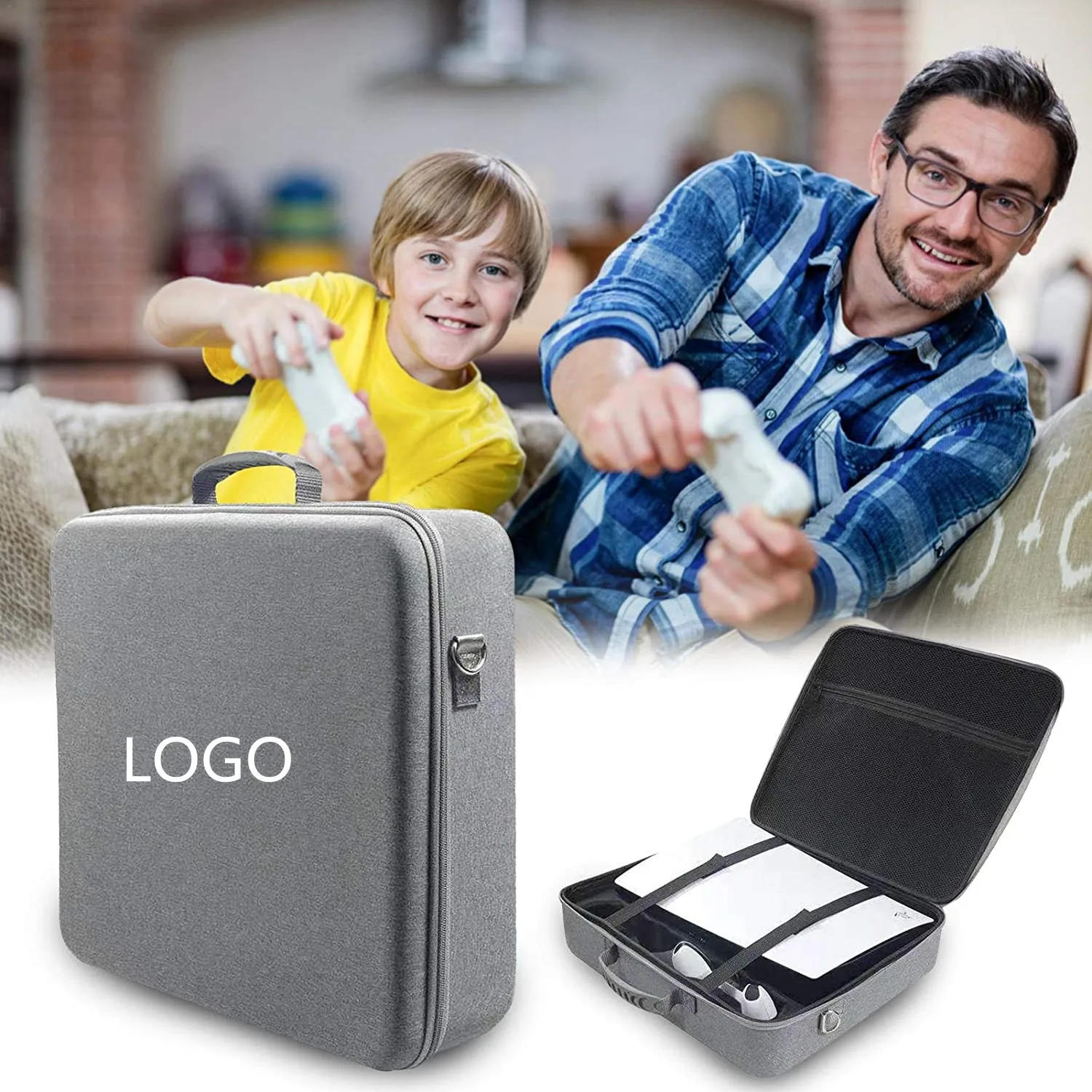 Travel zipper Storage Protective Carrying Bag Cover EVA hard case For PS5 Console For PS5 Game Accessories