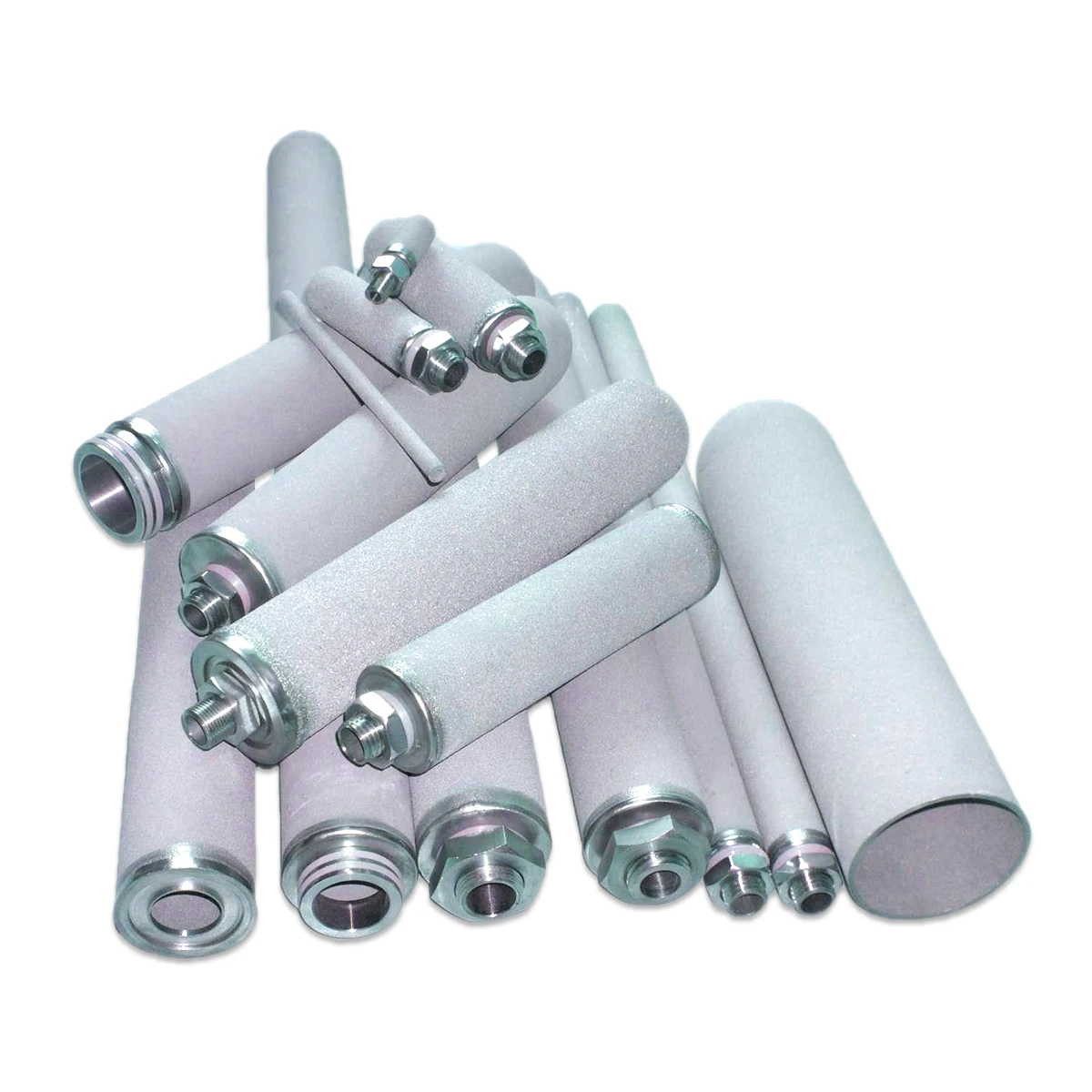 1 Micron Titanium Filters Rod Membrane Wire Mesh Candle Element Cinteredporous Sintered Powder Water Filter Cartridges