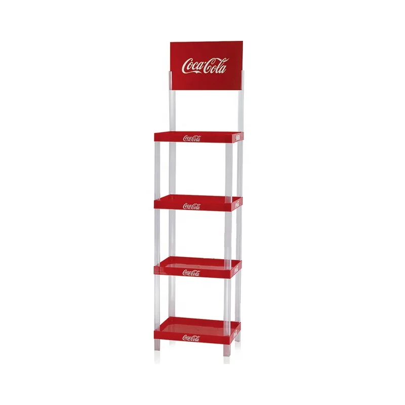 Oil Water Bottle Display Stands Joyshaker Oil Plastic Sheleves Display Rack Plastic Shelf Shelves for Supermarket