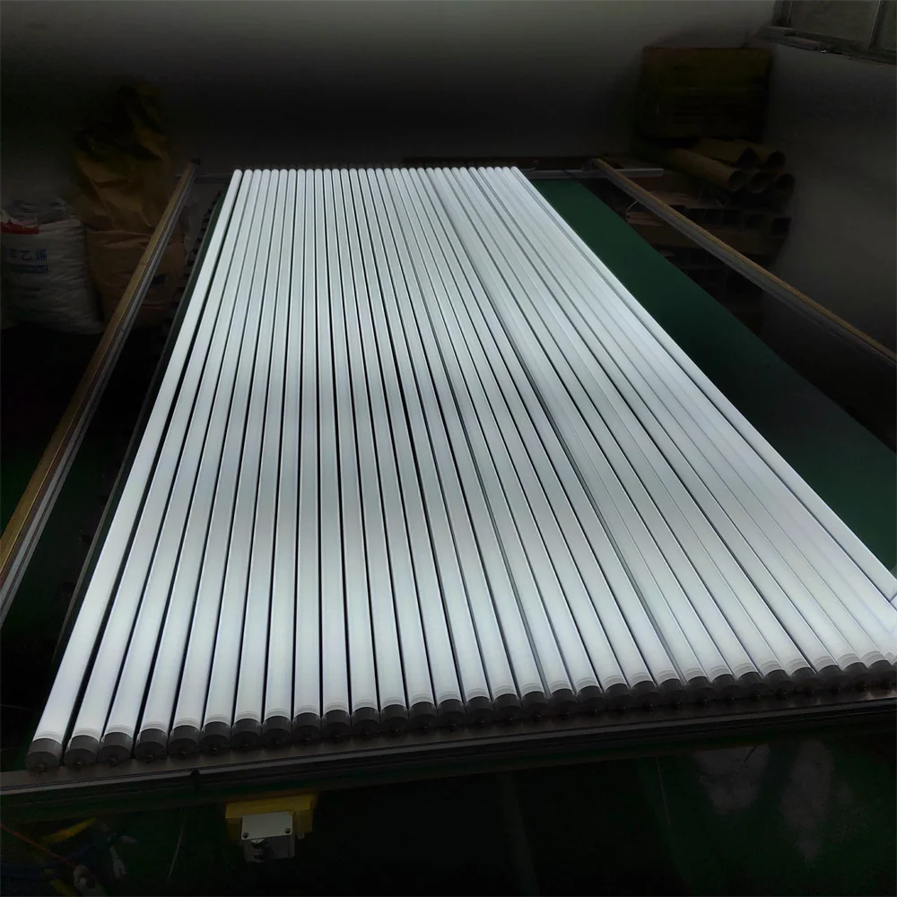 8FT single pin led tube 36w 240cm 60W frosted cover fluorescent tub t8 led tube daylight led tubes lights Vshaped