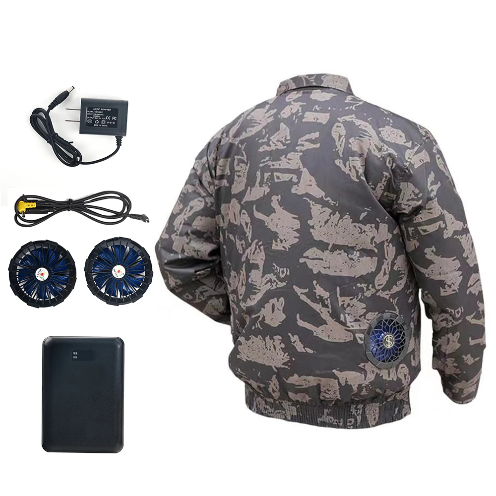 Windbreak Winter lightweight casual men breathable Unisex Work Uniform fan clothes Nylon Air Conditioning Suit for Sale