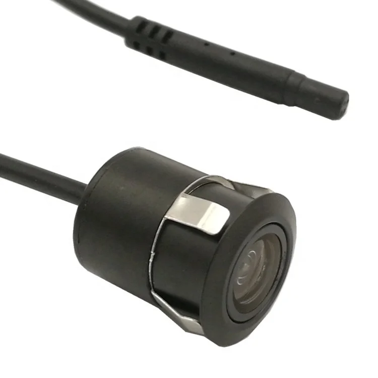 Best selling flush mounting Front / Rear view 18.5mm punching well hidden HD CMOS night vision car camera