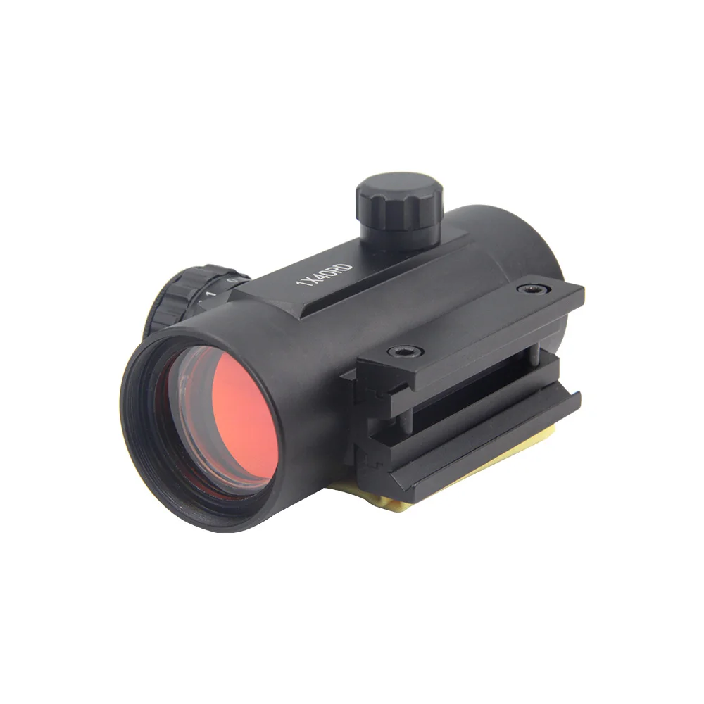 LUGER Red Dot Sight 1X40 Red Coated Lens Red Dot 11 Level Fit For 11mm/20mm With Mesh Killflash