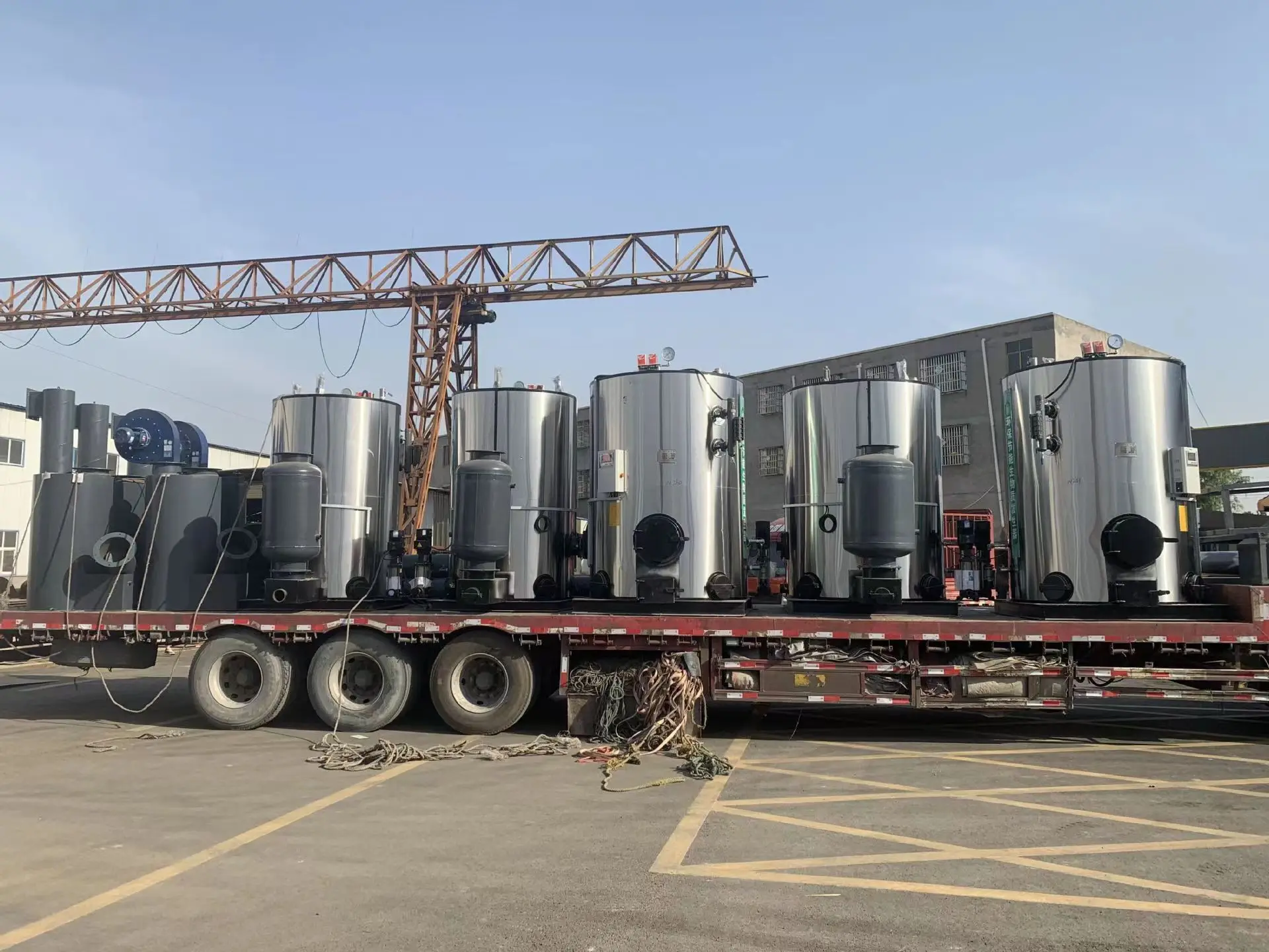 1 Ton Wood Biomass Pellet Fired Steam Boiler Generator From China