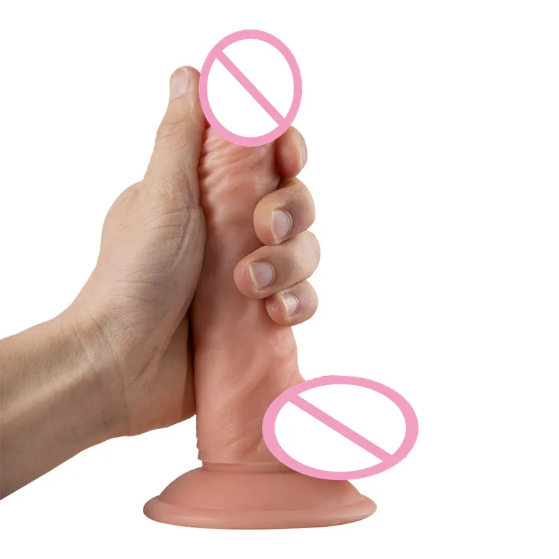 Realistic Penis Sexy Toys for Women Massage Flexible Adult Sex Product with Sucker Base Safe Sex Male Dildo Toys Dildo Anal