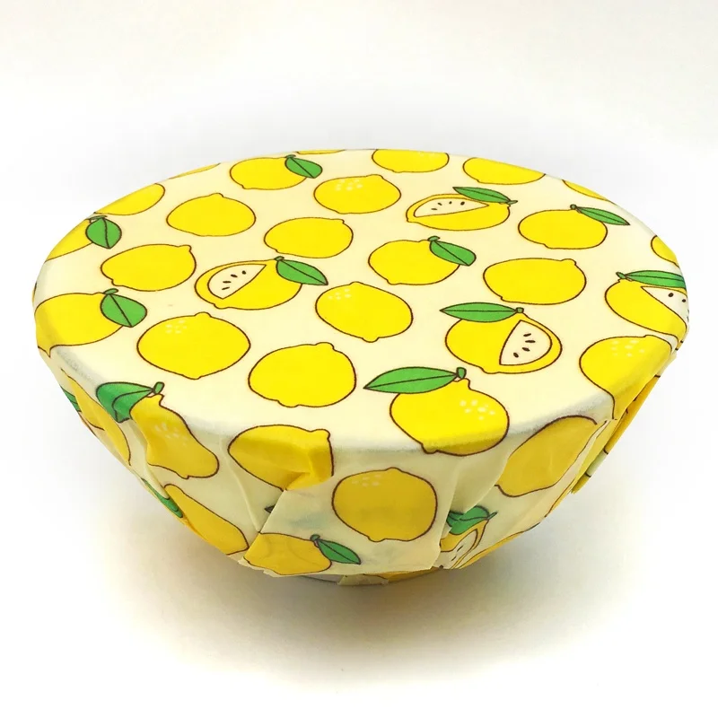 food grade LFGB  sustainable washable plastic free biodegradable food packaging beeswax wrap 1 metre roll