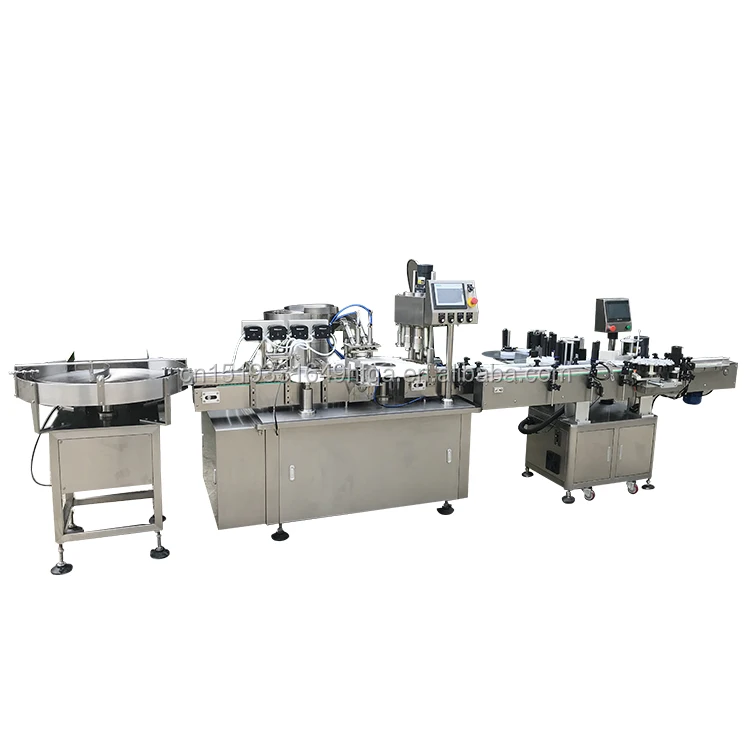 
30ml bottle filling capping machine 30 ml jar filling capping machine for cigarette oil 