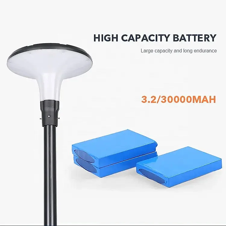 IP66 Parking Lantern Post Solar Garden Light 20w 25w 30w Solar Garden Fence