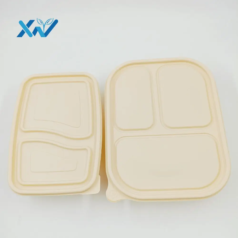 Biodegradable Lunch Boxes, Corn Starch Fast Food Boxes,