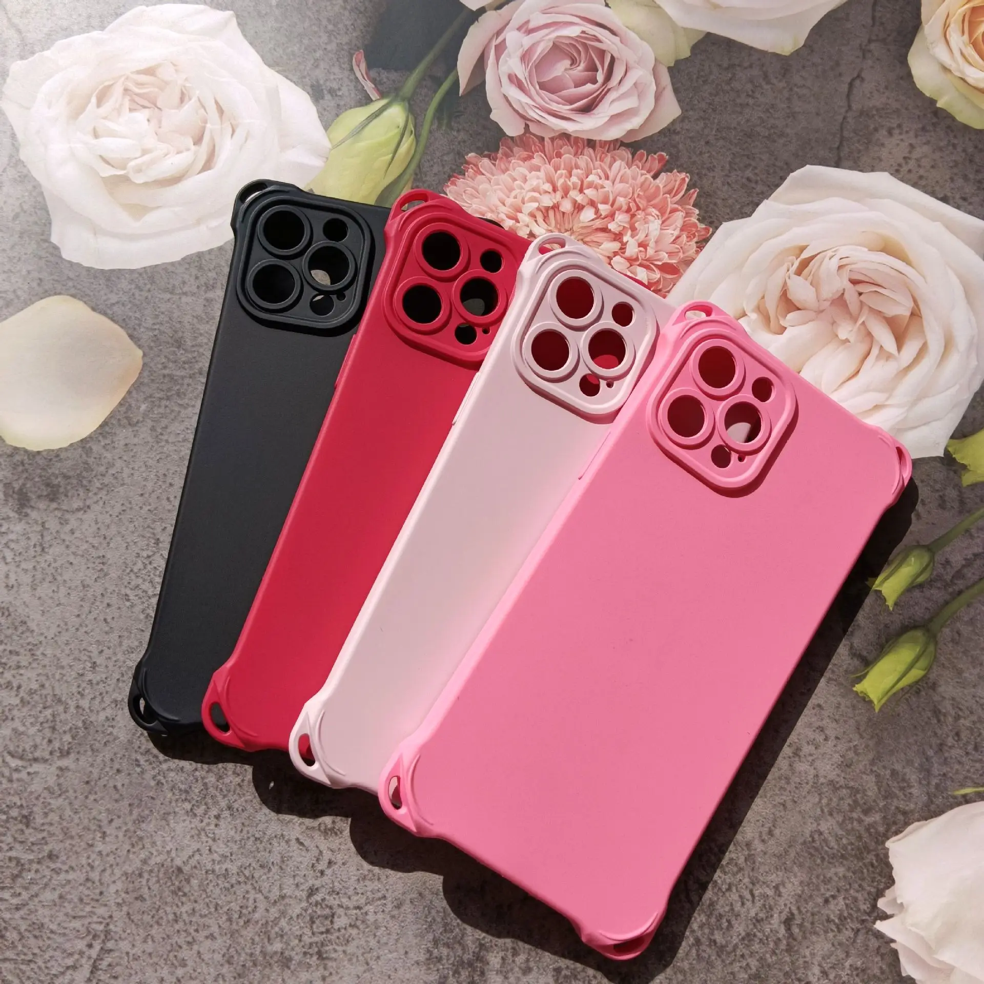 Crossbody Phone Case with Strap for iphones 15 pro max 16 Pro - Durable Spray Coating and Corner Openings