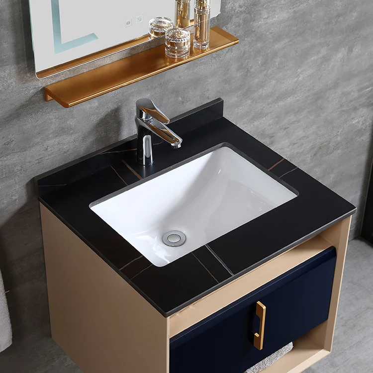 Top quality new design home decoration modern bathroom cabinet vanity with smart mirror