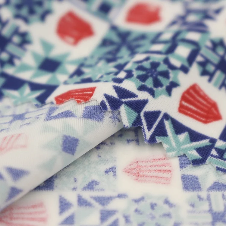 80/20 nylon spandex african sublimation spandex printing textile carvico fabric bikini