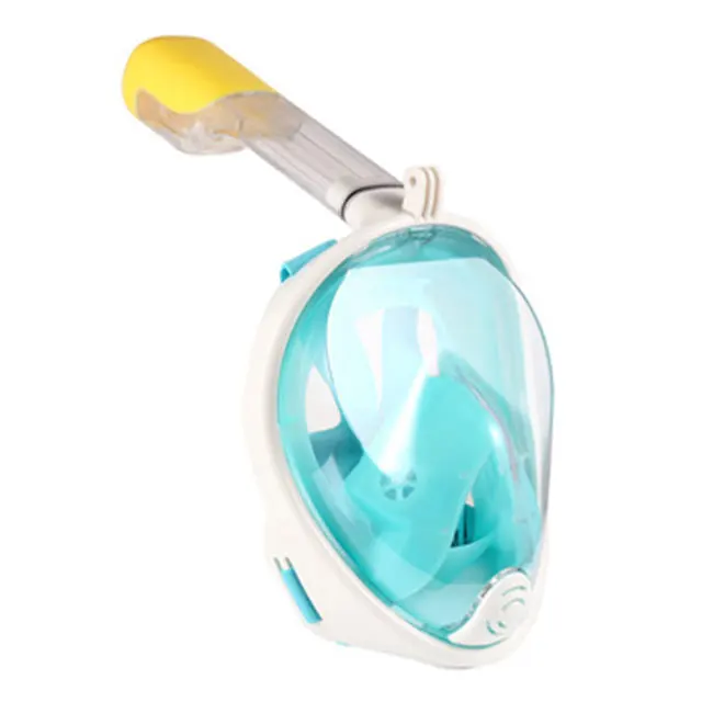 Good Quality Physical Antifogging Panoramic Viewing  gp camera Watertight & Anti Leak  Full Face Snorkeling Diving glasses