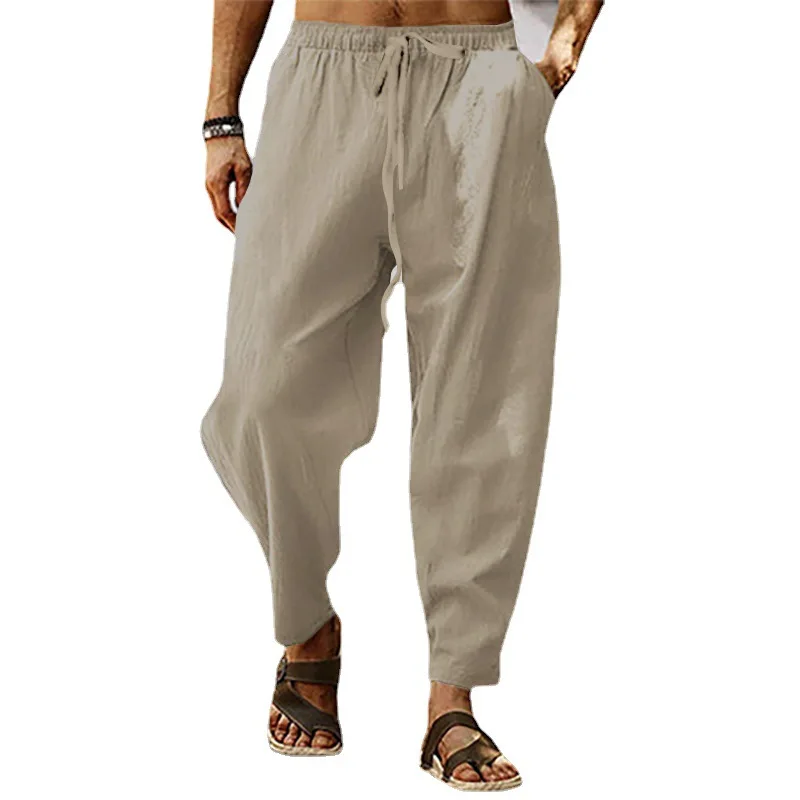 Street Hip-hop Style Loose Harem Pants Mens Pure Color Casual Jogging Pants