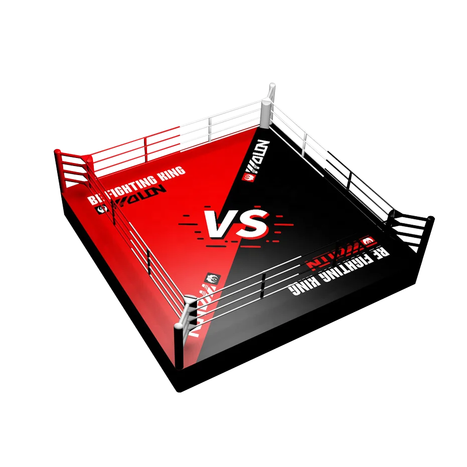 Joybox Mma Wolon Ufc Thai Muay Bjj  Adjustable Arena Wrestling Ring Floor Boxing Ring 4M*4M Boxing Ring