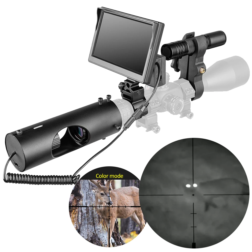 Оптический прицел ночного видения, охотничьи прицелы, тактический 850 нм инфракрасный светодиодный ИК водонепроницаемый прицел ночного видения, Охотничья камера