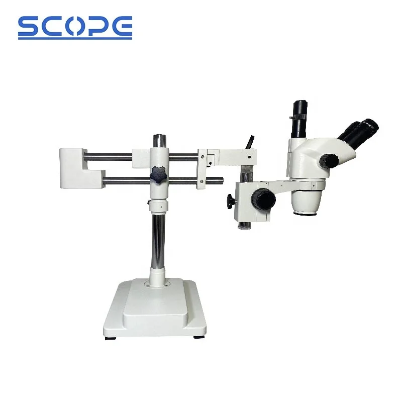 6.5X~45X Double Arm  Universal Stand SZX6745-UD2Trinocular Zoom Stereo Microscope