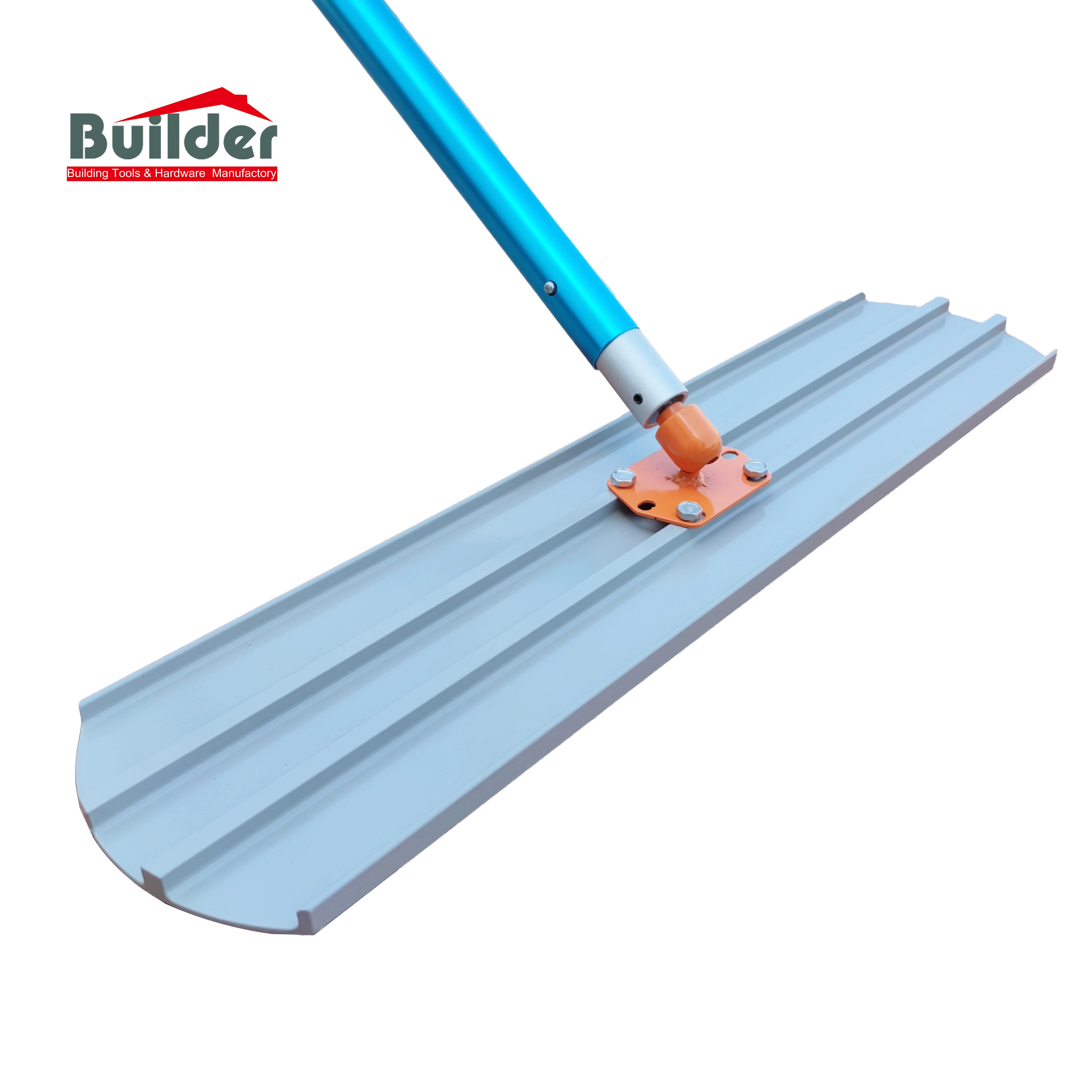 MC114C  Round End  Finishing Tools Magnesium Bull Float Concrete Hand Tool Hand Float for Construction Work