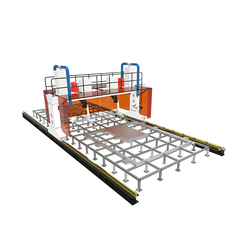 The factory supplies made in china gantry,Sky rails,  trusses 6-9 Axis robot welding station