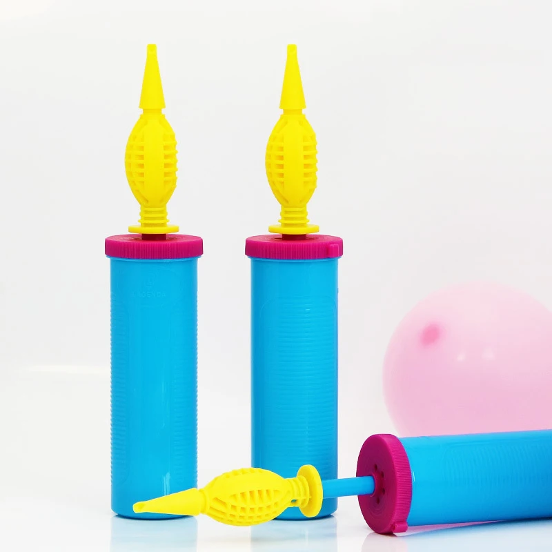 Top quality latex  foil balloon inflator  double action durable PP plastic balloon hand air pump