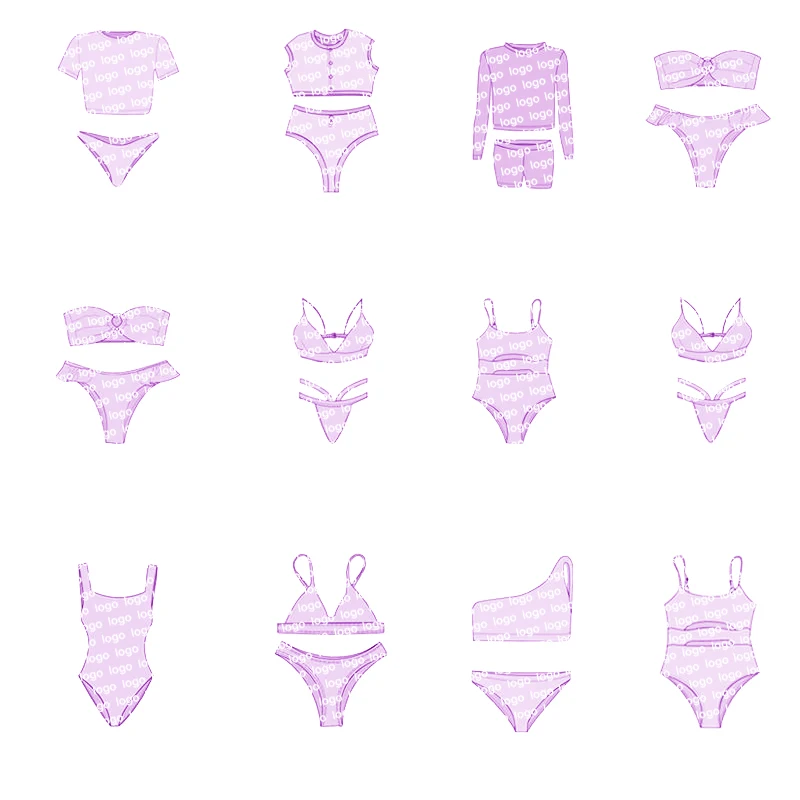 2024 женский купальник на заказ роскошный купальник женский комплект бикини купальник пляжная одежда и купальники