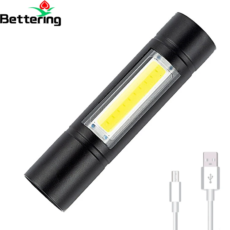 wholesale novelty mini kids gifts pocket super bright usb rechargeable cob led flashlight fast track emergency head torch light