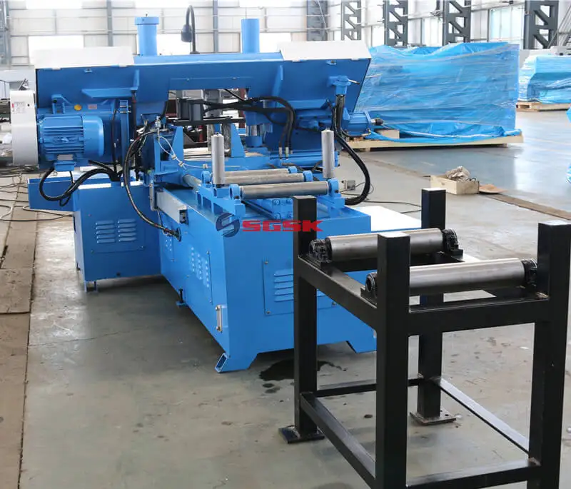 Double Column CNC Band Saw Machine GHS4250 for Metal Cutting