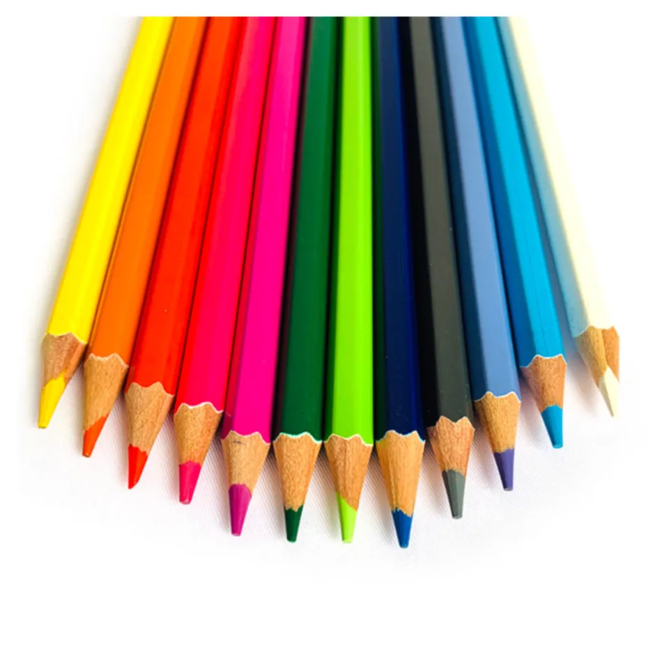 Высококачественный масляный мягкий сердечник 48 цветов цветной карандаш