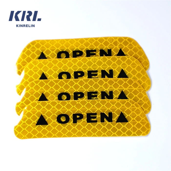 2022 Waterproof Warning Auto Car Door Edge Open Reflective Strip Reflective Sticker