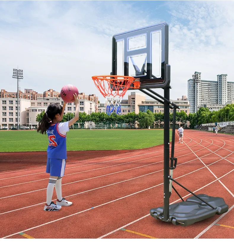 outdoor height Adjustable Portable mobile Basketball goals Hoop system for children
