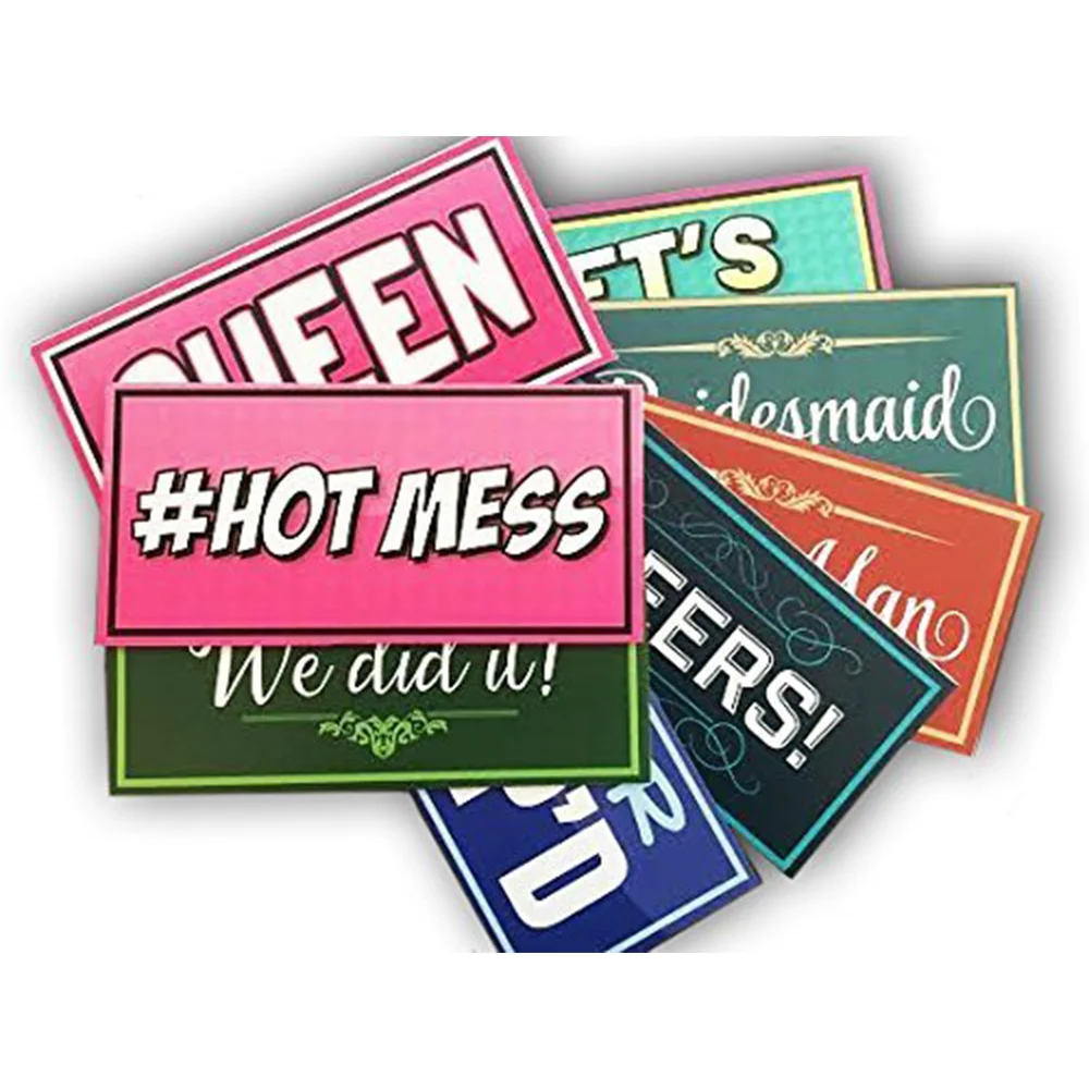 Photo Booth Funny Props Custom Logo 5mm Thickness Hard Pvc Foam Board for Birthday Party