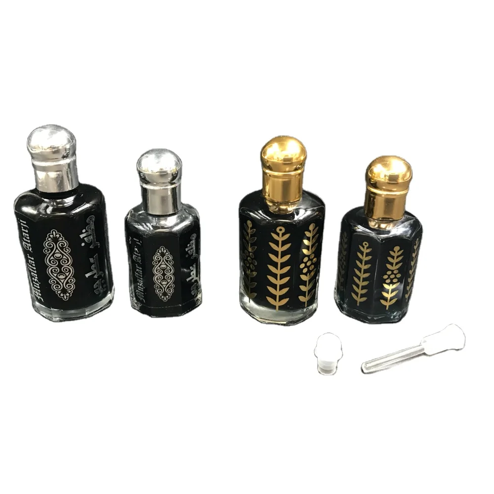 2021 Arabic oud oil 24ml 36ml big fancy attar bottle customized logo