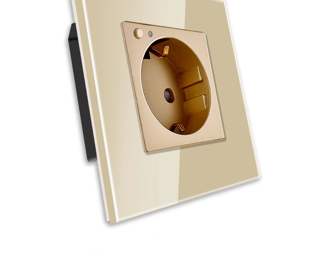 Bingoelec 16A германия переключатель, беспроводной wifi и RF433 дистанционный в Настенные переключатели