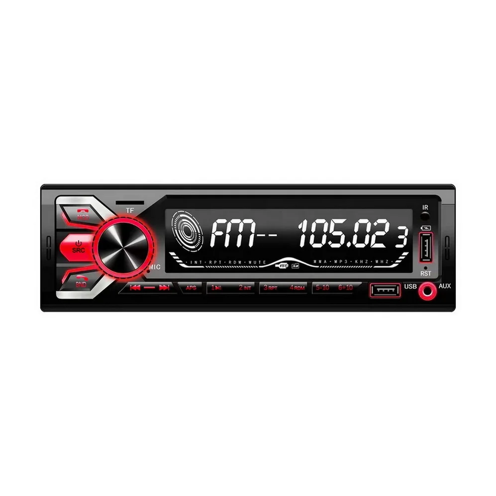 1din Dual USB Car BT FM Transmitter Car MP3 Player Hands-free Audio Adapter Receiver 7377/7388 Dab(euroup) Dashboard RGB 7 Color