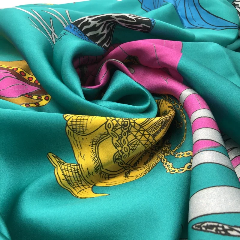 100% Heavyweight 19mm Silk Luxury Satin Fabric Organic Digital Printing Elegant Pillowcases Clothes Plain Style Dresses Garments